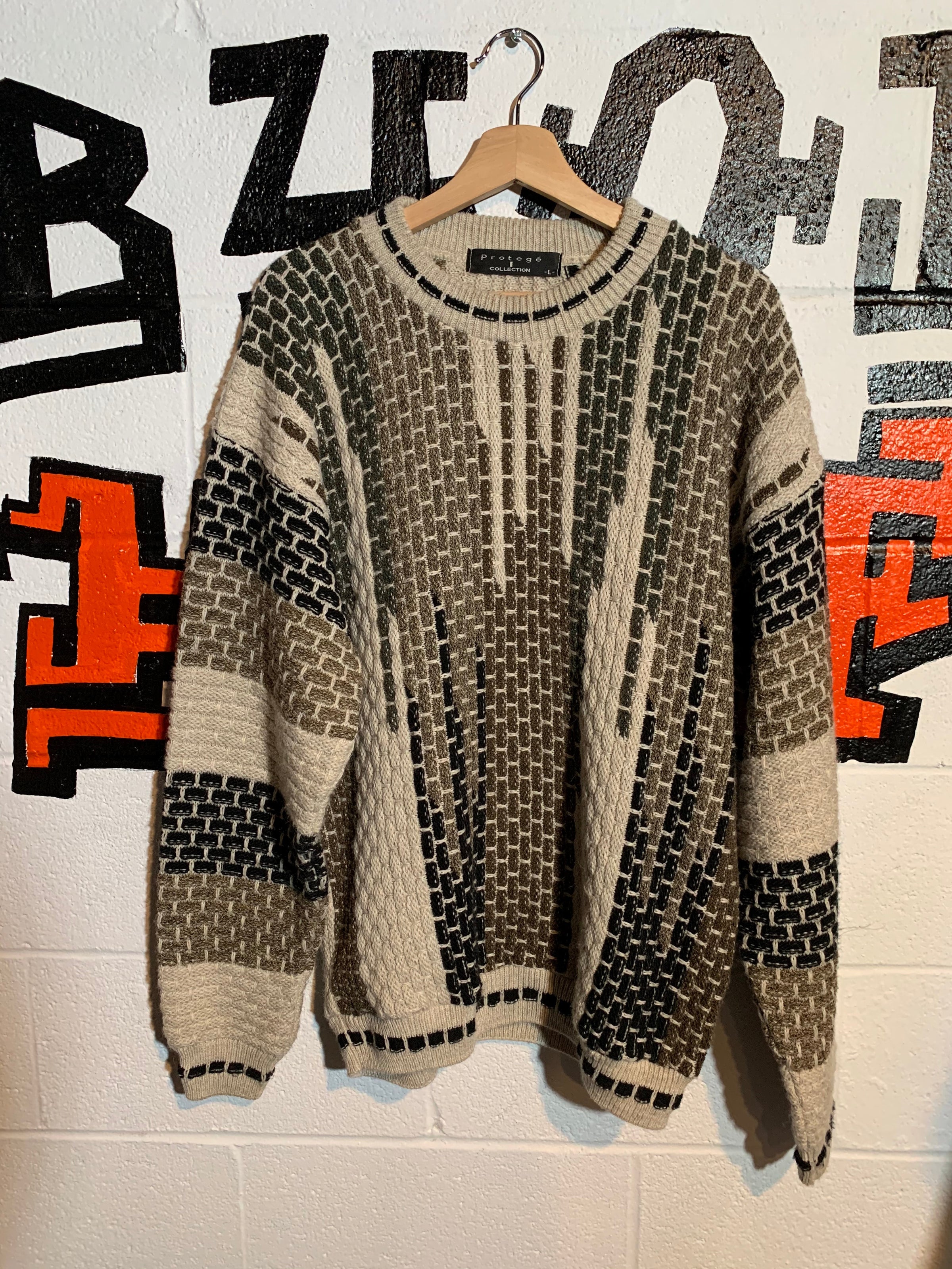 Protege Collection Woven Pattern Sweatshirt | Be Your Own Person